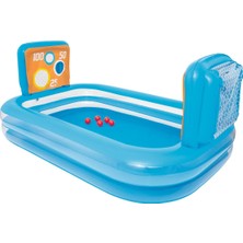 Bestway Havuz 237 x 152 x 94 cm Şişme Oyun Merkezinde 5 Oyun Topu ile Eğlenceli Yaz Keyfi 54170