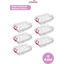 Follow Me Trendy Bayan Ayakkabı Koruma Kutusu (6 Adet)