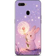 Le Balvo Oppo A5S Uyumlu Büyülü Tavşan Baskılı Silikon Kılıf