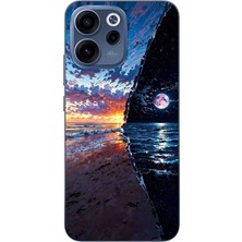 Le Balvo Oppo Reno 15F Uyumlu Deniz Günbatımı Baskılı Silikon Kılıf
