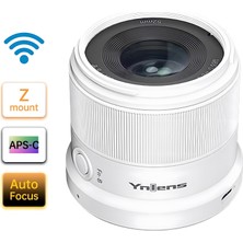 Yongnuo 35MM F/1.8z Da Dsm Wl Aps-C Wireless Otofokus Lens, Beyaz (Nikon Z)