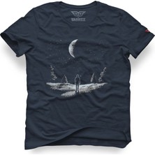 Tarrzzcom Unisex Tasarım Tshirt Gece ve Yıldızlar