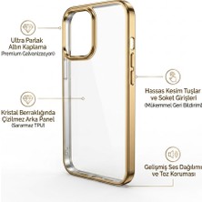 Yepyenitrend Iphone 11 Kılıf -Iphone 11 Uyumlu Gold Kılıf