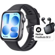 Huawei Watch Fit 5 Akıllı Saat - Siyah, Bluetooth Kulaklık Hediye, Gelişmiş Uyku Takibi, Uzun Pil Ömrü, Ios Android Uyumlu