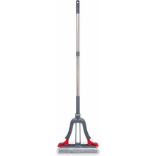 meteshopping Kelebek Sıkma Mekanizmalı Mikrofiber Mop Sünger Sıkmalı Mop Mor Mavi Krem Renk Stok