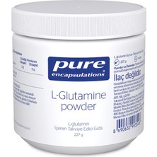 Pure Encapsulations L-Glutamine Toz 227 gr İçeren Takviye Edici Gıda Türkiye Menşeli