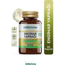Shiffa Home Enginar Yaprağı 60 Kapsül | Artichoke Leaf Ekstrakt Bitkisel Takviye Edici Gıda