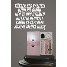 Epilons Yeni Nesil Kadın Akıllı Saat Rose Gold Android ve Ios Uyumlu