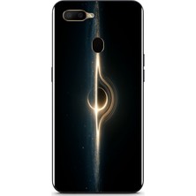 Le Balvo Oppo A5S Uyumlu Galaksi Uzay Baskılı Silikon Kılıf