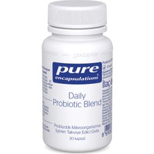 Pure Encapsulations Daily Probiotic Blend 30 Kapsül - Dezenfektan Hediyeli (%72 Alkol)