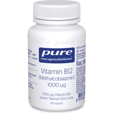 Pure Encapsulations Vitamin B12 (Methylcobalamin) 1000 Μg 60 Kapsül
