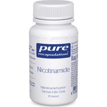Pure Encapsulations Nicotinamide 30 Kapsül - Dezenfektan Hediyeli (%72 Alkol)