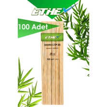 Ethex Bambu Çöp Şiş - (25 Cm, 100 Adet)