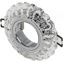Cata Ct 6594  Led Çerçeveli Beyaz Işık Kristal Cam Spot Kasa