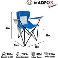 Madfox Harbor Katlanır Kamp Sandalyesi 547285