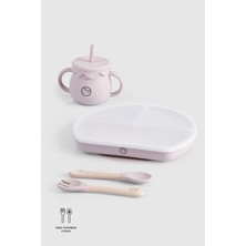 Little Gusto Silikon Bebek Beslenme Seti – Pembe