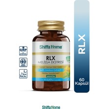 Shiffa Home Rlx 60 Kapsül | Melisa Ekstraktı (Melissa Officinalis) Bitkisel Takviye Edici Gıda
