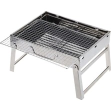 Madfox Roadtrip Portatif Katlanır Bbq Mangal Silver 547306