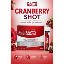 Day's Power Day’s Power Cranberry Shot 7 Adet - D-Mannose & Hibiskus & Vitamin C Destekli