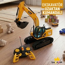 SmartFox Uzaktan Kumandalı Ekskavatör Kepçe Iş Makinesi Işıklı Şarjlı Oyuncak