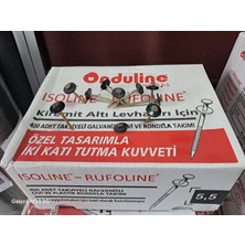 Onduline Isolıne -Rufoline Kiremit Altı Levhalar Için Galvanizli Çivi ve PLASTIK 100 Lü