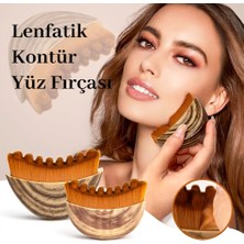 H.T SAĞLIK H.t Sağlık Taşınabilir Yüz Fırçası Yumuşak Konturlu Lenfatik Masaj Aleti Yüz Şekillendirme Peeling Fırçası