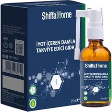 Shiffa Home Iyot Damla Sprey 20 ml | Iyot Mineral Sıvı Form Takviye Edici Gıda