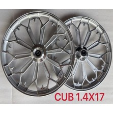Motobisavm Ön Jant 17" Tesla Silver