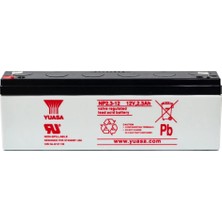 Yuasa Np2.3-12 - 12V 2.3 Ah Bakımsız Kuru Akü