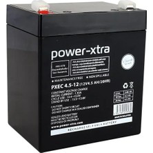 Power-Xtra Ecolead - Pxec4.5-12 - 12V 4.5 Ah Kuru Akü -F1