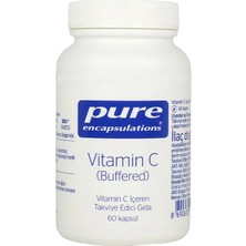 Pure Encapsulations Vitamin C (Buffered) C Vitamini Kapsül 60 Kapsül - Dezenfektan Hediyeli (%72 Alkol)