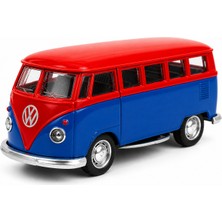 Can-Em Oyuncak Klasik Minibüs Model Araba 1:32 Ölçek Die-Cast Metal Açılabilir Kapılar (10 Cm)