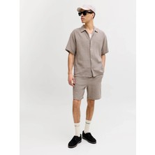 Jack & Jones Jack&jones 12274758 Erkek Sort - Gri