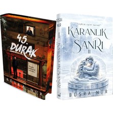 İndigo Kitap 45. Durak Ciltli ve Karanlık Sanrı 2 Ciltli (Büşra Nur) 2li Set