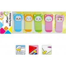 Raff Yapışkanlı Not Kağıdı 5 Renk ( 25 mm * 45 Mm) Bebek
