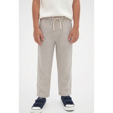 Müslin Pantolon 1-10 Yaş İnce Çizgili
