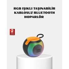 Epilons Rgb Işıklı Bluetooth Hoparlör – 360° Stereo Ses ve 8 Saat Çalma Süresi