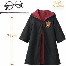 Hsc Bilişim Bebek Kostüm Seti – Asa Gözlük Pelerin 71 cm (2-4 Yaş)