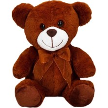 Hsc Bilişim 0998 Sun-Jhn-Pff-Sk Peluş Ayi Oturan Kurdeleli̇ 21CM -Stokta Olan Renk Gönderilir