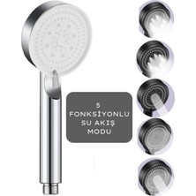 Duffa 5 Fonksiyonlu Tasarruflu Duş Başlığı, Dayanıklı Tasarruflu Duş Başlığı