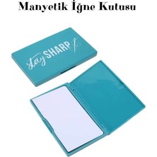 Karahanbey Manyetik Iğne Kutusu - Kapaklı Terzi Nakış Iğne Düzenleyici