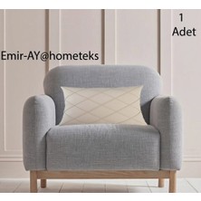 Emir-Ay@hometeks Kapitoneli Kırlent Kılıfı ,yastık Kılıfı ( Leke Tutmayan Silinebilir Kadife )