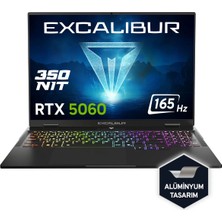 Casper Excalibur G915 Intel Core 7-240H 16GB 500GB RTX5060 165HZ 16" W11H Gaming Laptop G915.240H-BV60A-C