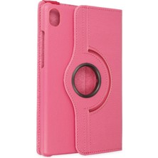 Nacario Mey Ithalat®  Samsung Galaxy X510 Tab S9 Fe 11 Kılıf 360 Tablet Deri Kılıf - Pembe