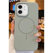 Fabron Apple Iphone 11 Uyumlu Magsafe Lansman Kir Tutmaz Silinebilir Içi Kadife Telefon Kılıfı Kablosuz Şarj Özellikli
