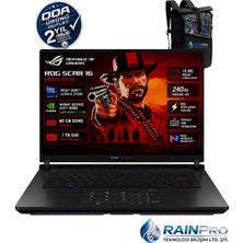 Asus Rog Strix Scar 16 Intel Ultra 9 275HX 80 GB Ddr5 1 Tb SSD 24GB/RTX5090/175W 16" WQXGA/240Hz Windows 11 Pro Doa 2 Yıl Asus Tr Garantili Gaming Laptop G635LX-RW143RNP10