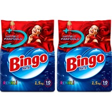 Bingo Matik Toz Çamaşır Deterjanı Renkliler 1.5 kg x 2 Adet