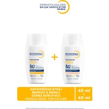 Hassas Dahil Tüm Cilt Tipleri Photoderm Xdefense Antioksidan Etkili Renksiz & Renkli Güneş Koruyucu