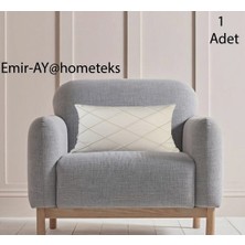 Emir-Ay@hometeks Kapitoneli Kırlent Kılıfı ,yastık Kılıfı ( Leke Tutmayan Silinebilir Kadife )