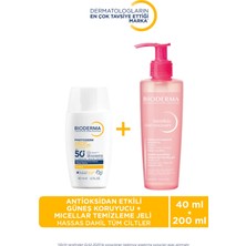 Tüm Ciltler Için Photoderm Xdefense Antioksidan Etkili Güneş Koruyucu & Micellar Yüz Temizleme Jeli